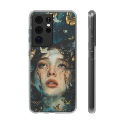 Girl under water contemporary style | iPhone/Samsung | Slimline Phone Case