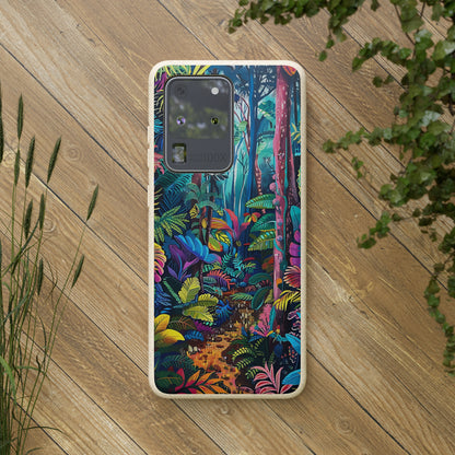 Colourful Rain Forest Biodegradable Phone Case | iPhone / Samsung