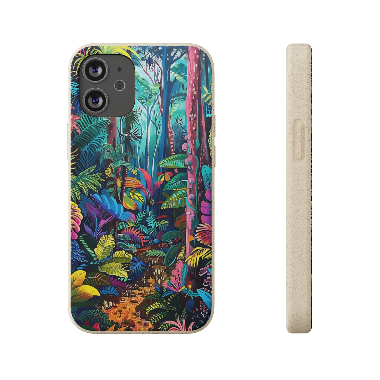 Colourful Rain Forest Biodegradable Phone Case | iPhone / Samsung