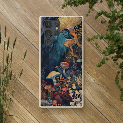 Mushroom Forest Biodegradable Phone Case | iPhone / Samsung