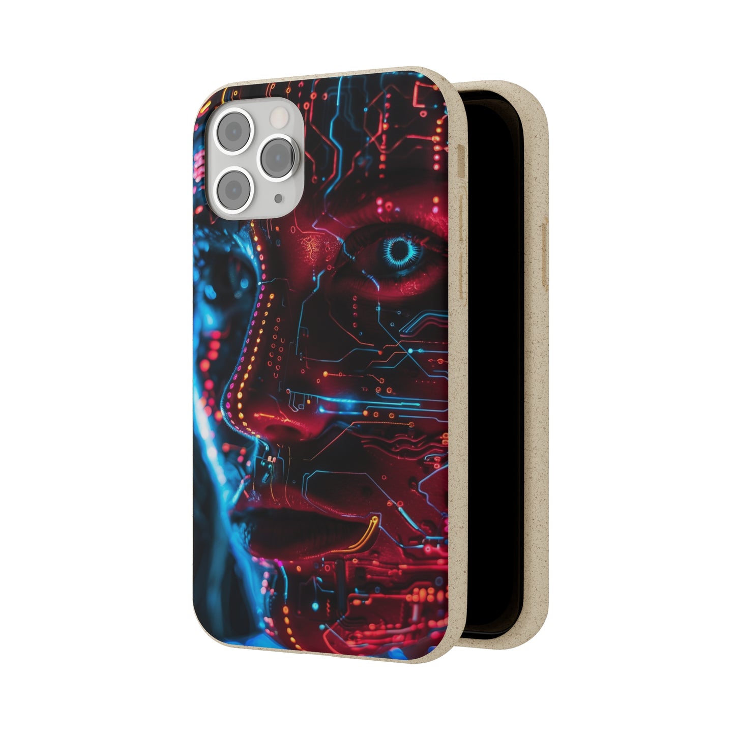 Cyberpunk woman Biodegradable Phone Case | iPhone / Samsung