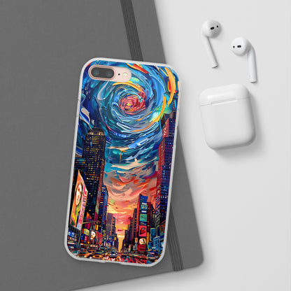 Van Gogh inspired City scene | iPhone/Samsung | Slimline Phone Case