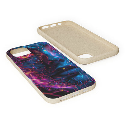 Cyberpunk woman Biodegradable Phone Case | iPhone / Samsung