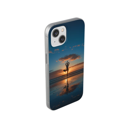 Yoga on the beach Phone Case | iPhone / Samsung