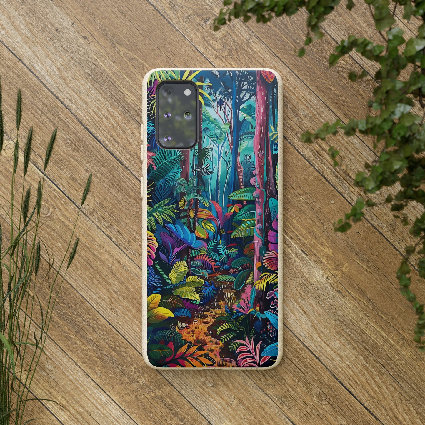 Colourful Rain Forest Biodegradable Phone Case | iPhone / Samsung