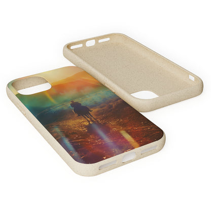 Horse rider cinematic Biodegradable Phone Case | iPhone / Samsung