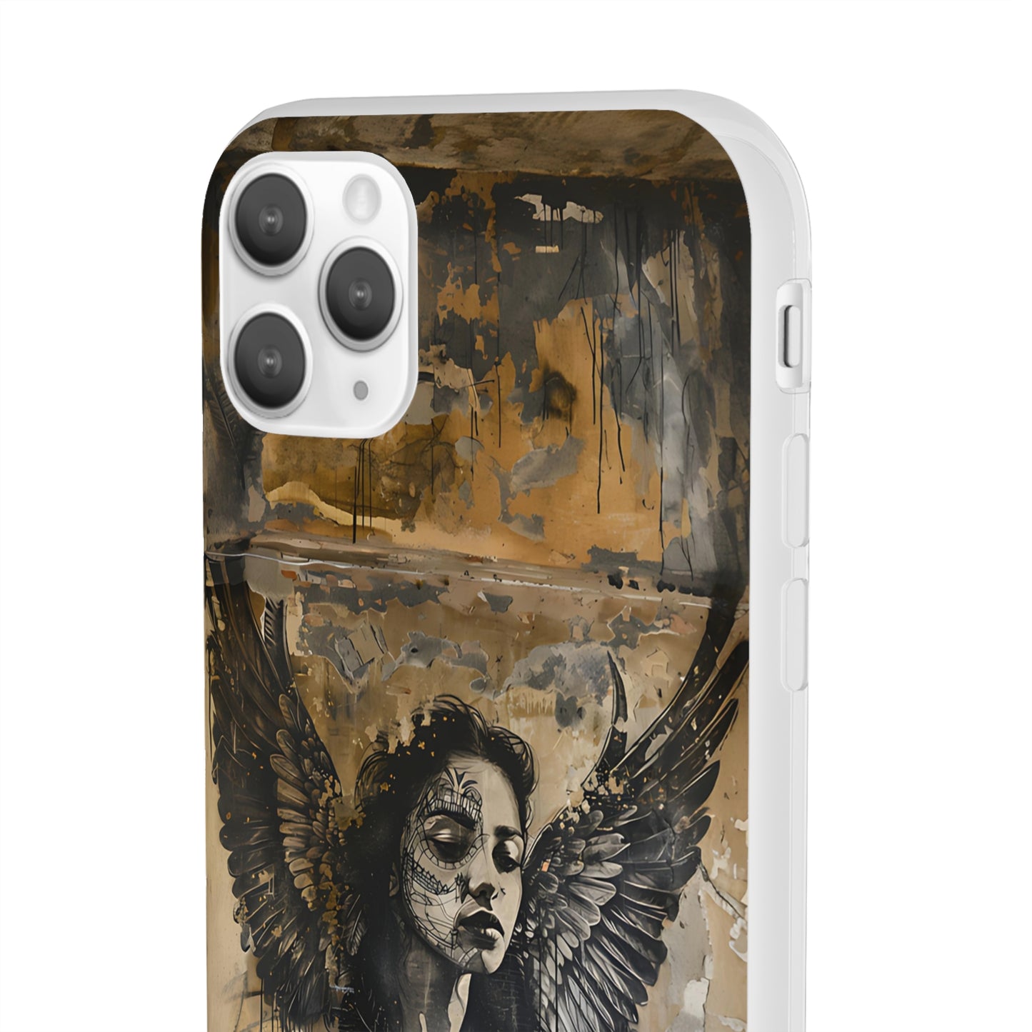 Vhils inspired Gothic Woman Phone Case