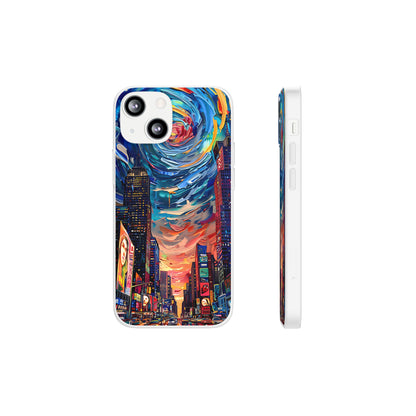 Van Gogh inspired City scene | iPhone/Samsung | Slimline Phone Case