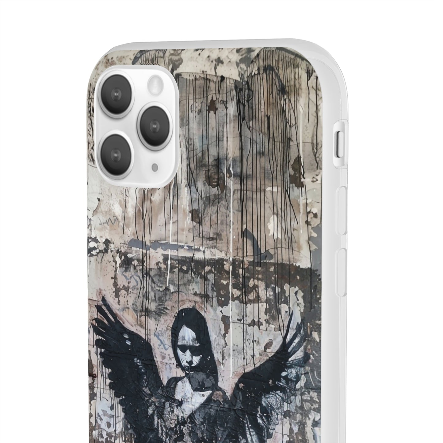 Vhils inspired Gothic Dark Angel Phone Case