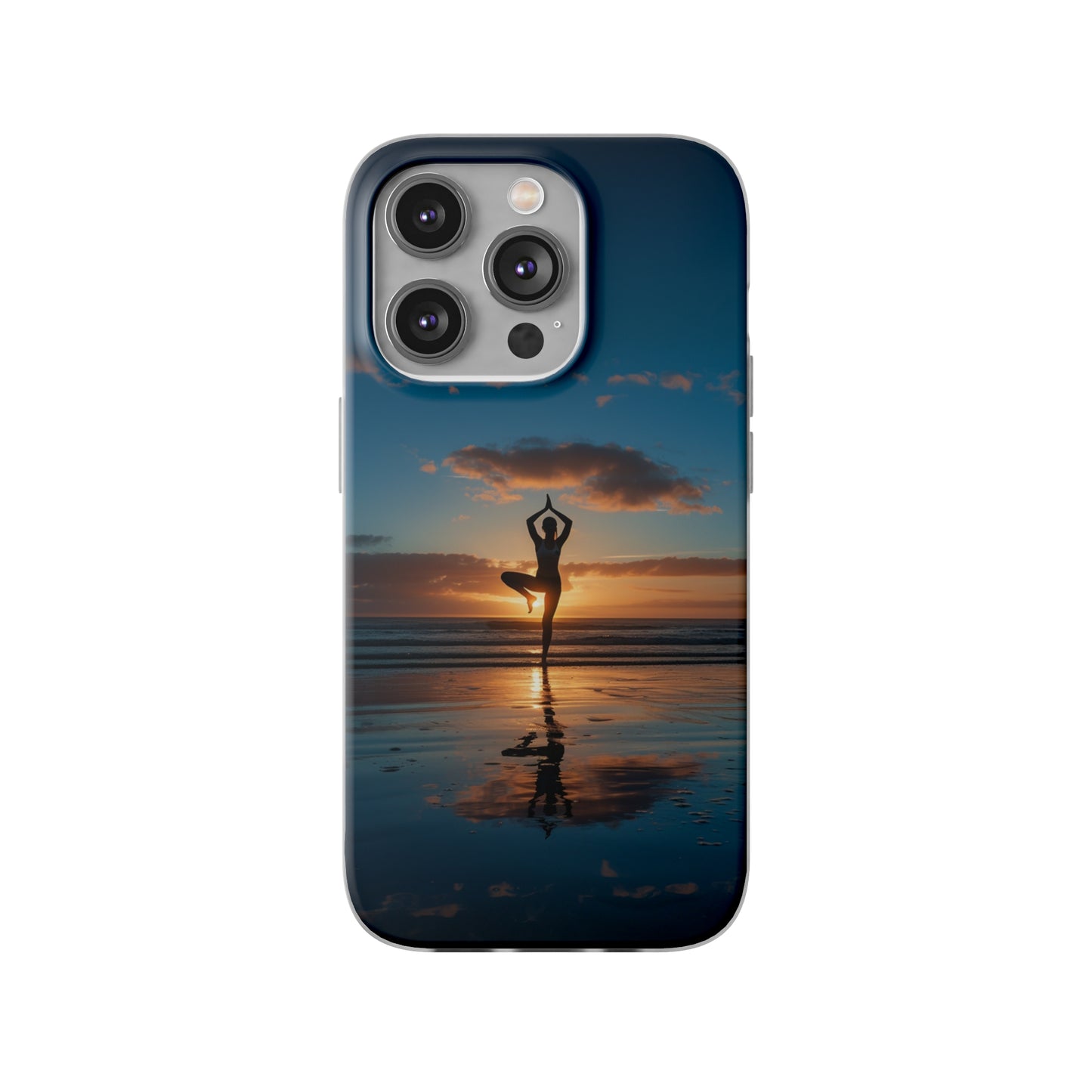 Yoga on the beach Phone Case | iPhone / Samsung