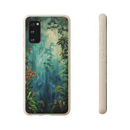 Rain Forest Clearing Scene Biodegradable Phone Case | iPhone / Samsung