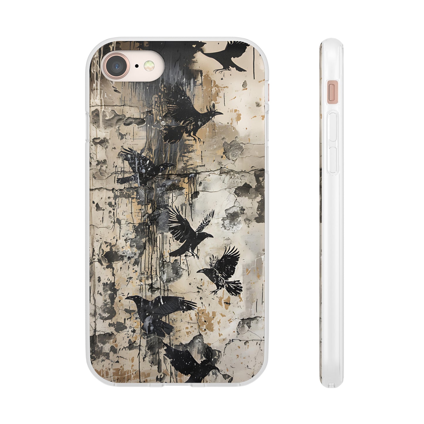 Vhils inspired birds Phone Case