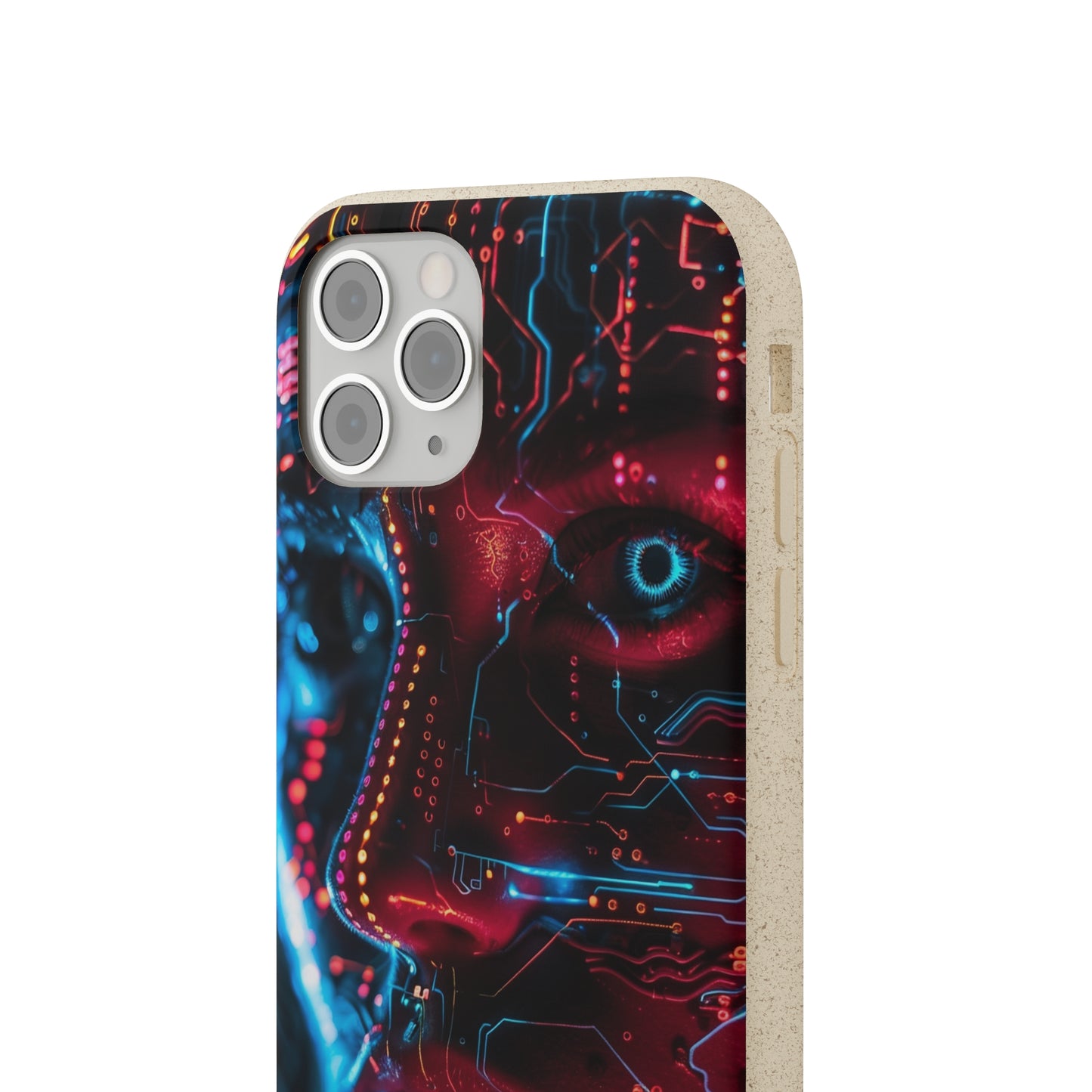 Cyberpunk woman Biodegradable Phone Case | iPhone / Samsung