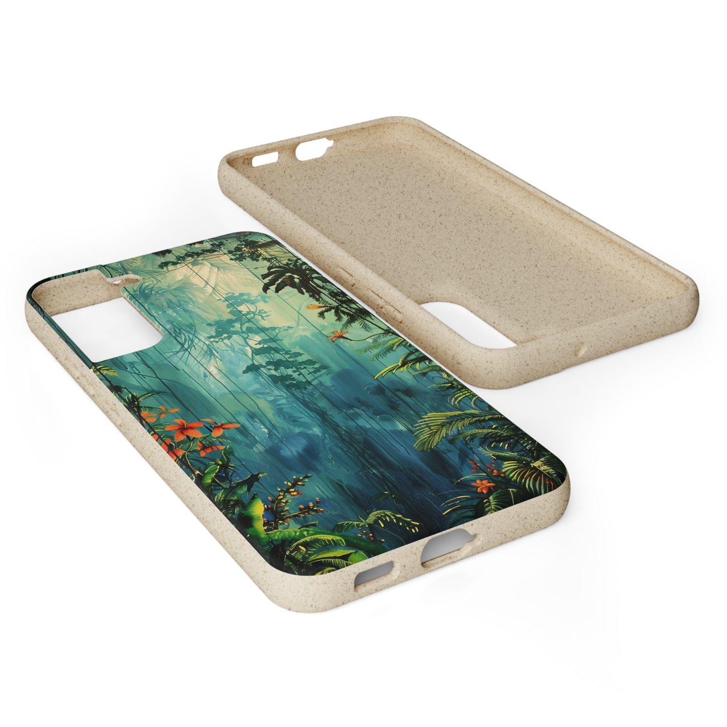 Rain Forest Clearing Scene Biodegradable Phone Case | iPhone / Samsung