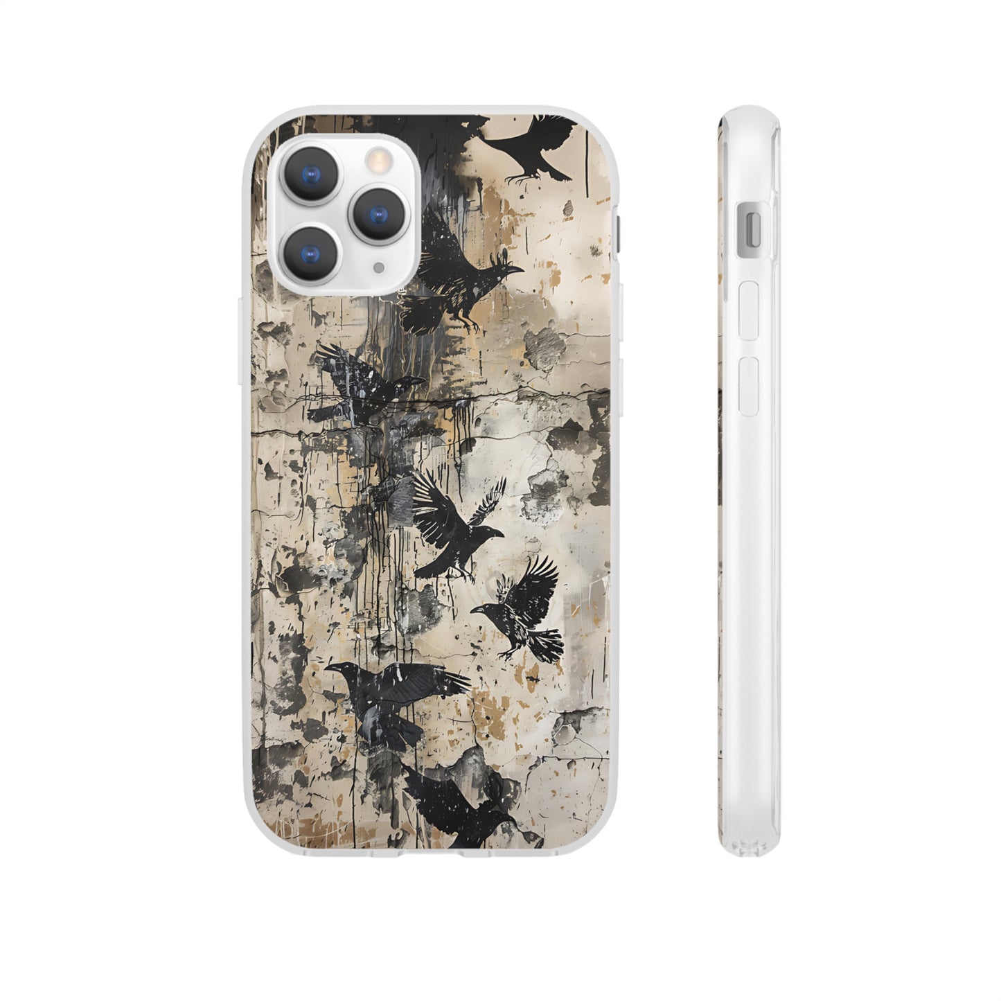 Vhils inspired birds Phone Case