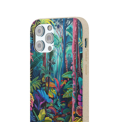 Colourful Rain Forest Biodegradable Phone Case | iPhone / Samsung