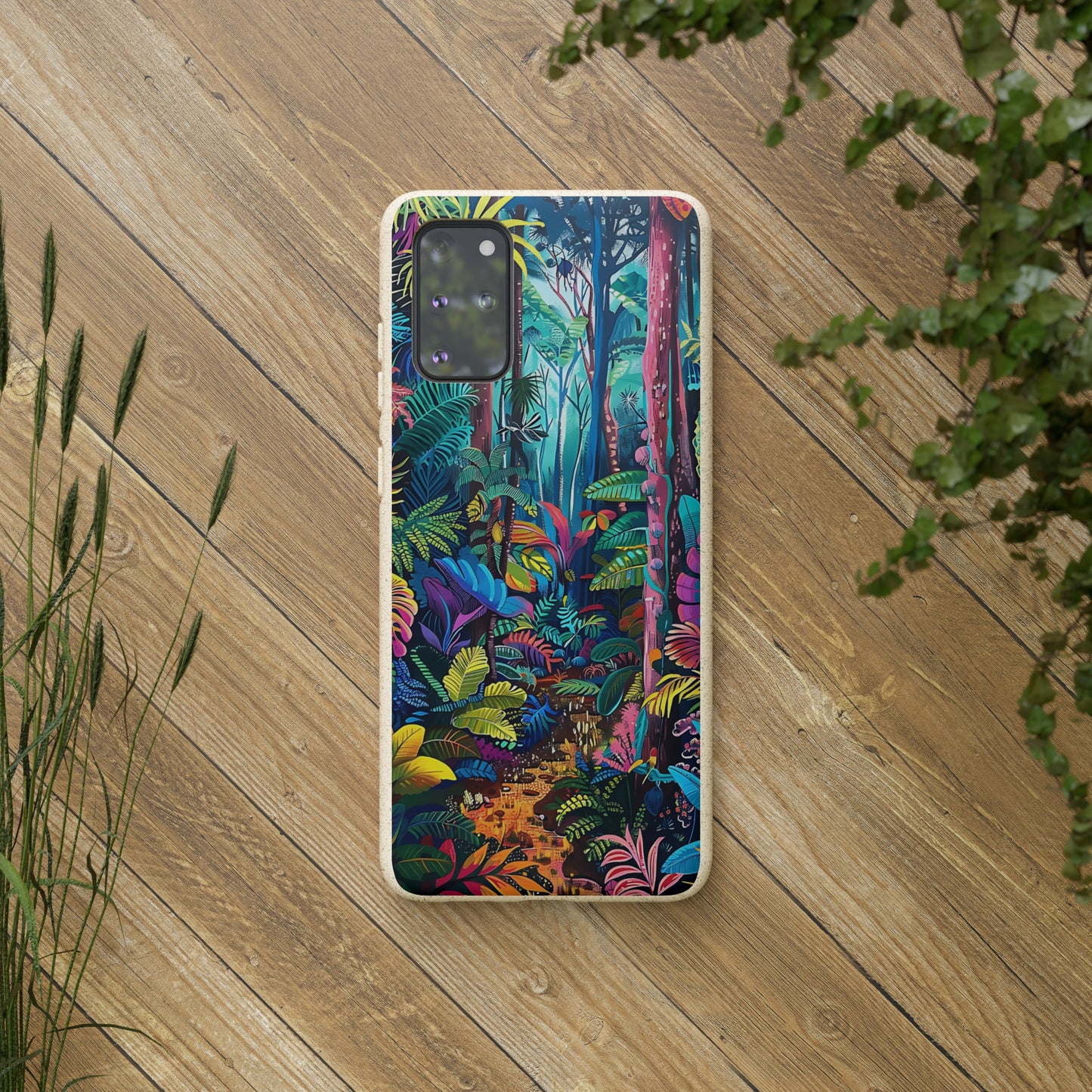 Colourful Rain Forest Biodegradable Phone Case | iPhone / Samsung