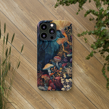 Mushroom Forest Biodegradable Phone Case | iPhone / Samsung