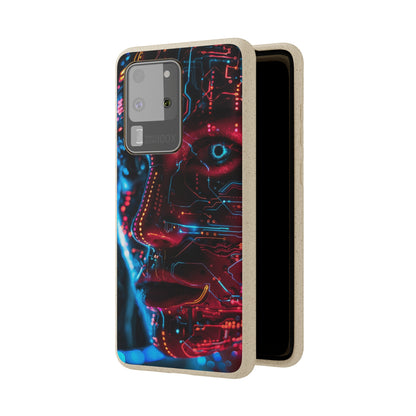 Cyberpunk woman Biodegradable Phone Case | iPhone / Samsung