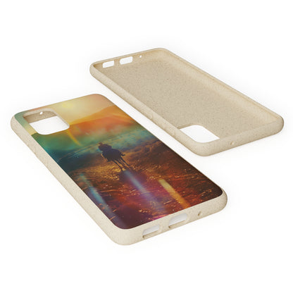 Horse rider cinematic Biodegradable Phone Case | iPhone / Samsung