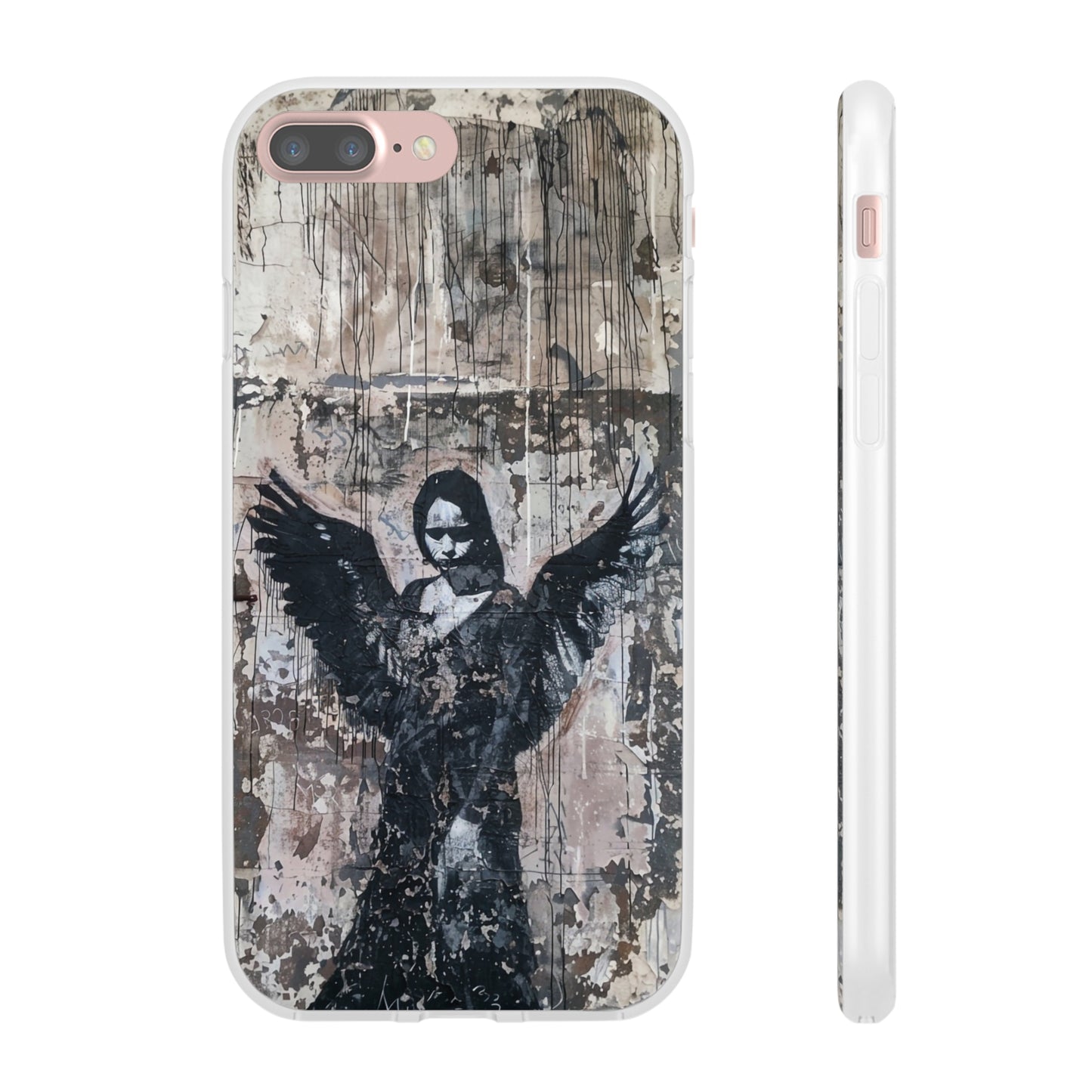 Vhils inspired Gothic Dark Angel Phone Case