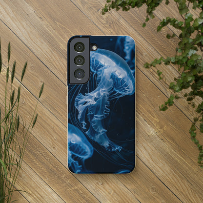 Deep Ocean Jellyfish Biodegradable Phone Case | iPhone / Samsung