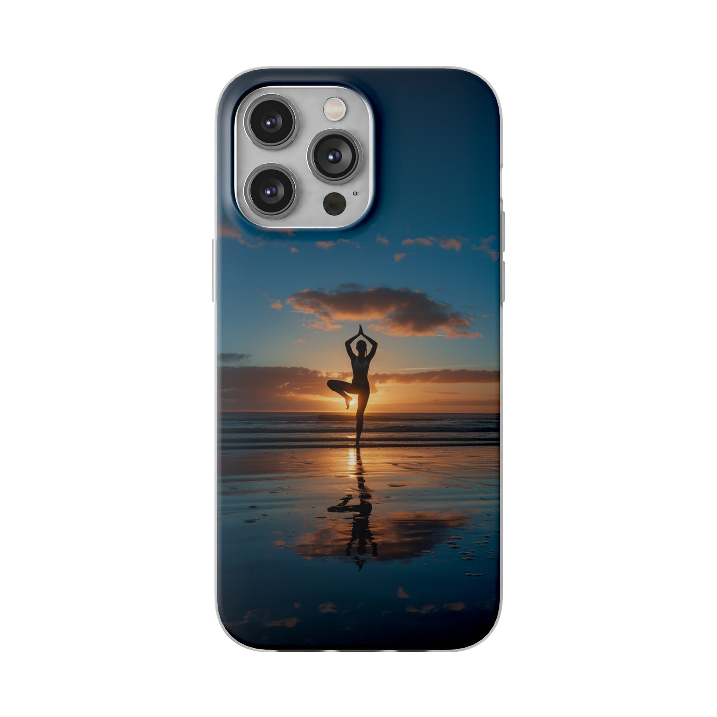 Yoga on the beach Phone Case | iPhone / Samsung