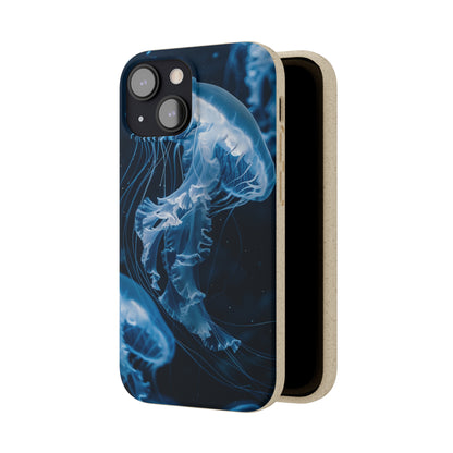 Deep Ocean Jellyfish Biodegradable Phone Case | iPhone / Samsung