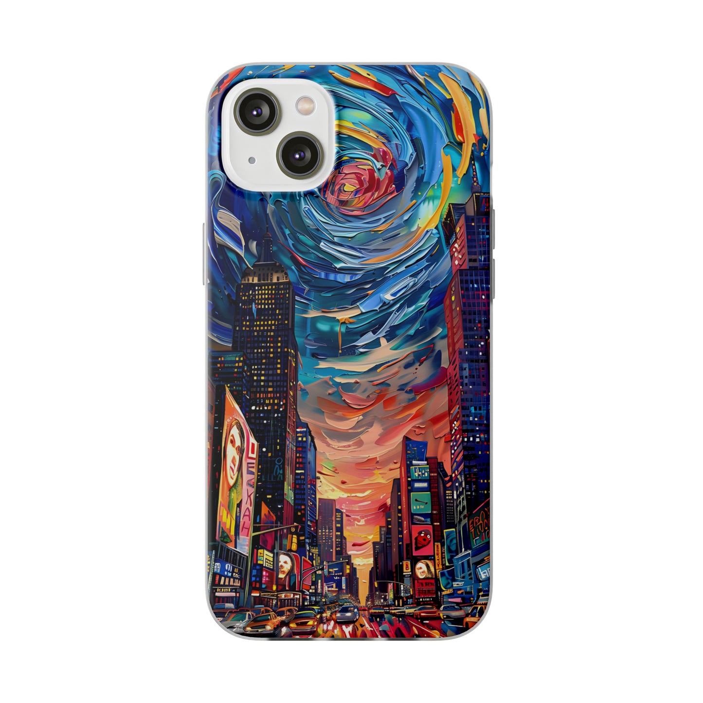 Van Gogh inspired City scene | iPhone/Samsung | Slimline Phone Case