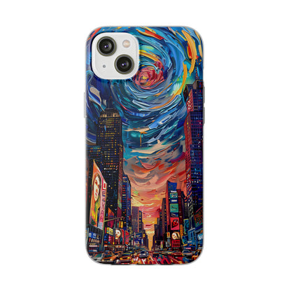 Van Gogh inspired City scene | iPhone/Samsung | Slimline Phone Case