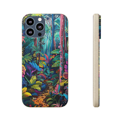 Colourful Rain Forest Biodegradable Phone Case | iPhone / Samsung