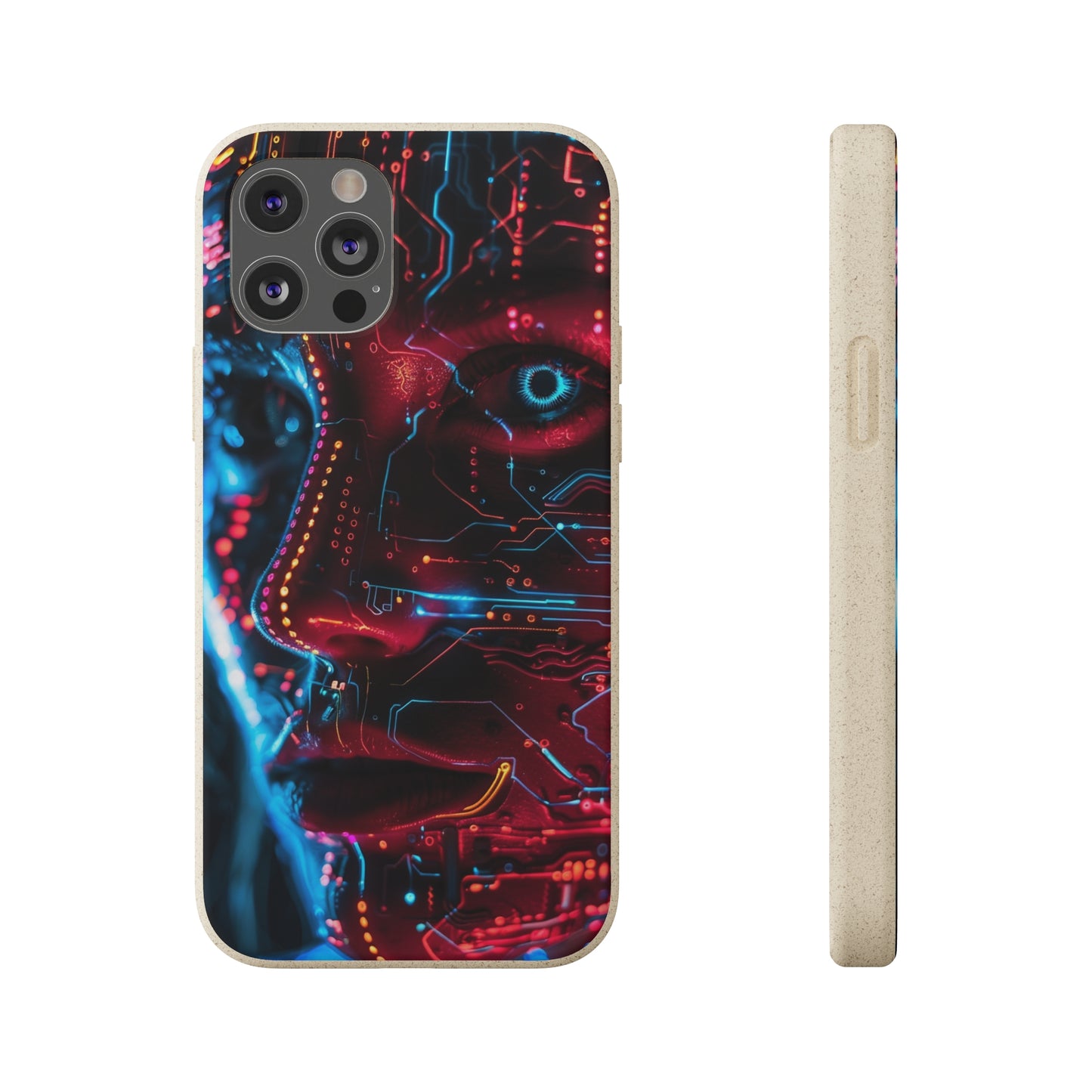 Cyberpunk woman Biodegradable Phone Case | iPhone / Samsung