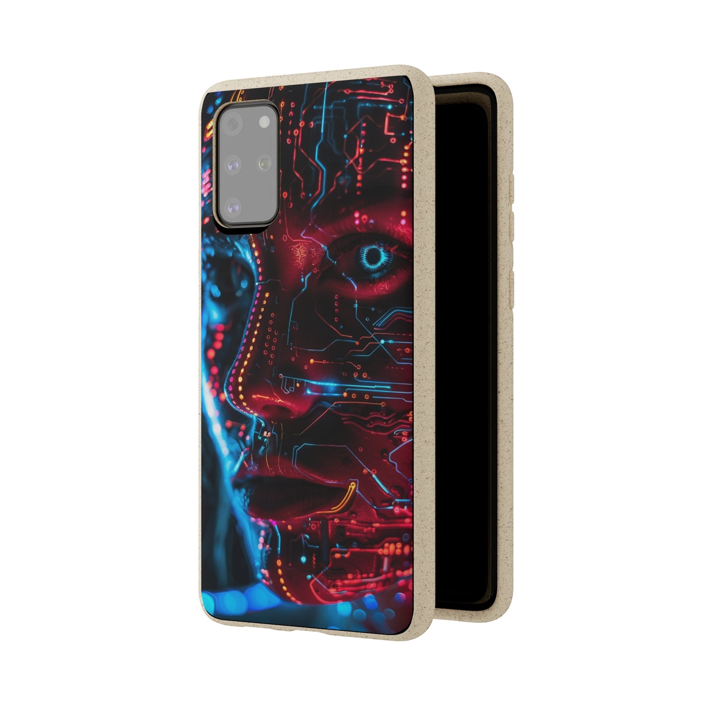 Cyberpunk woman Biodegradable Phone Case | iPhone / Samsung