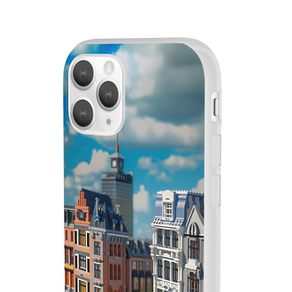 Lego style street scene protective phone case