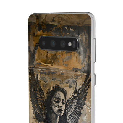 Vhils inspired Gothic Woman Phone Case