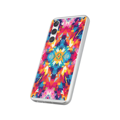 Maya Hayuk  inspired bold, colourful  pattern Phone Case