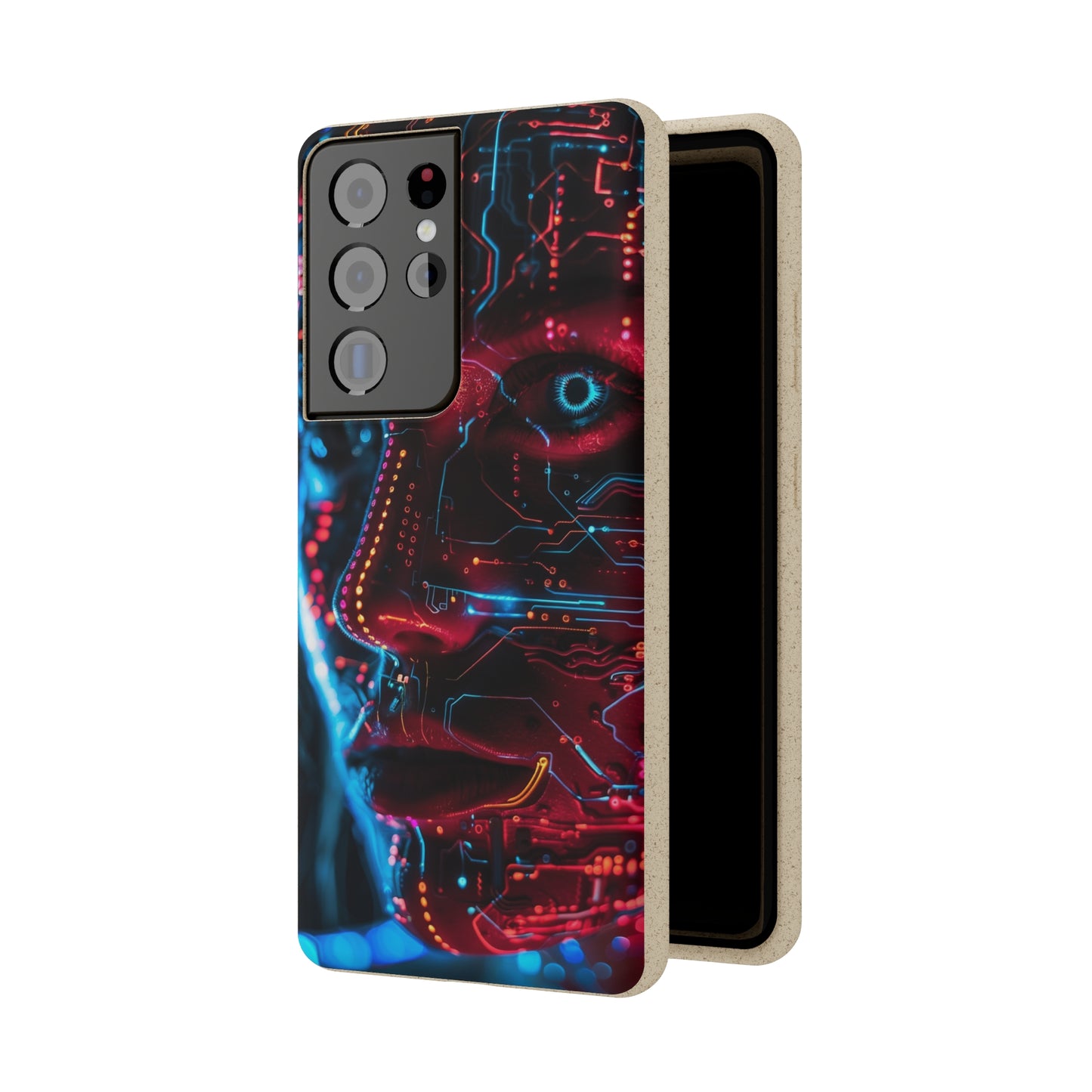 Cyberpunk woman Biodegradable Phone Case | iPhone / Samsung