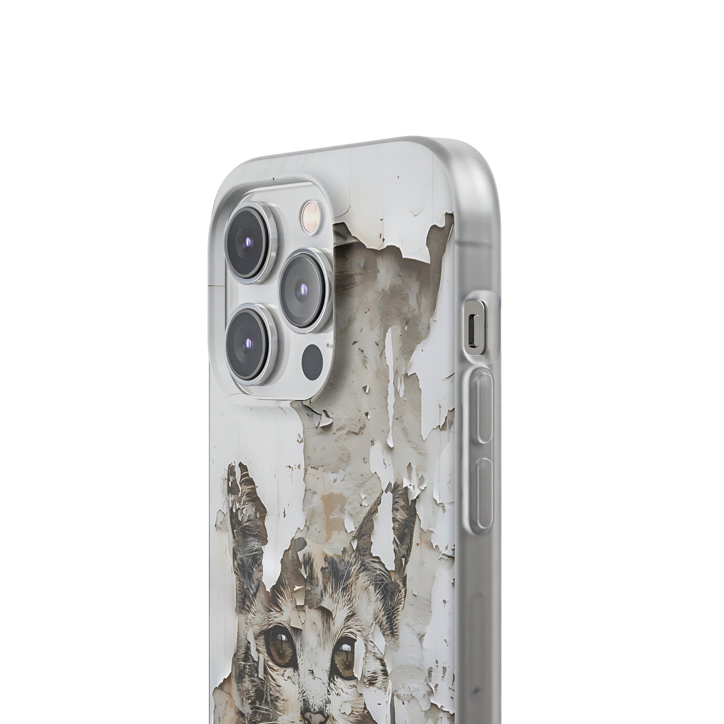 Vhils inspired grafitti Cat Phone Case