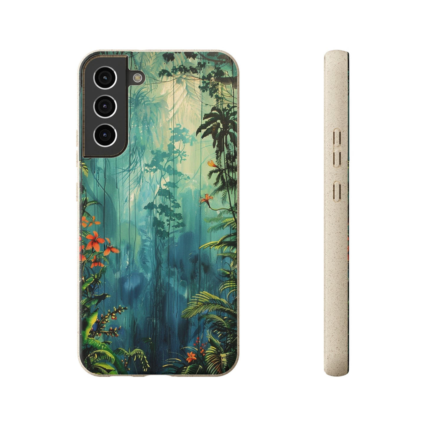 Rain Forest Clearing Scene Biodegradable Phone Case | iPhone / Samsung