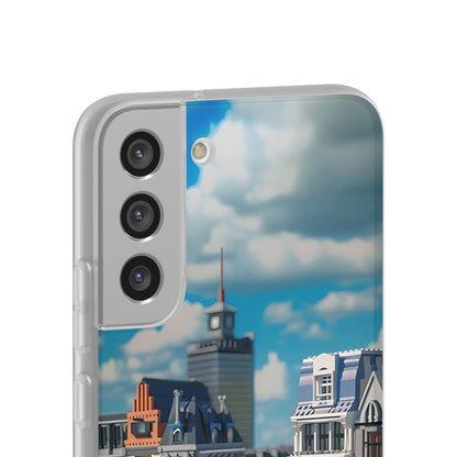 Lego style street scene protective phone case