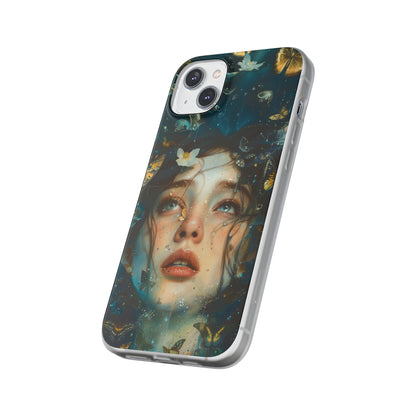 Girl under water contemporary style | iPhone/Samsung | Slimline Phone Case