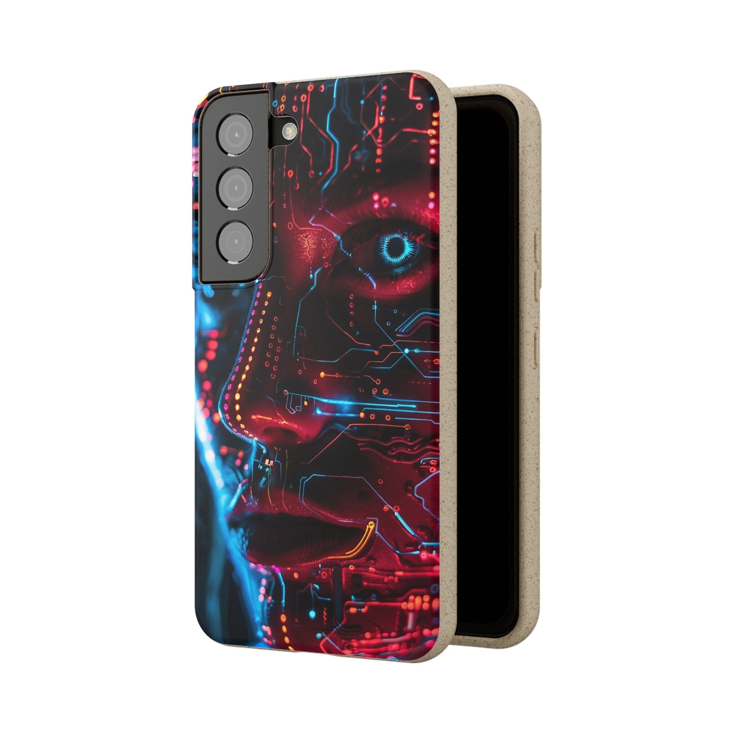 Cyberpunk woman Biodegradable Phone Case | iPhone / Samsung