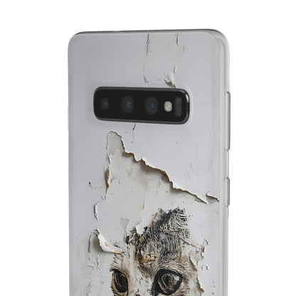 Vhils inspired Cat Phone Case | iPhone / Samsung