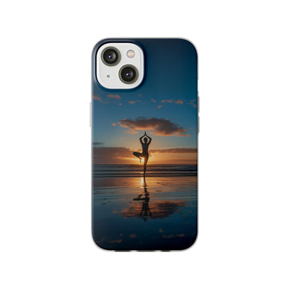 Yoga on the beach Phone Case | iPhone / Samsung