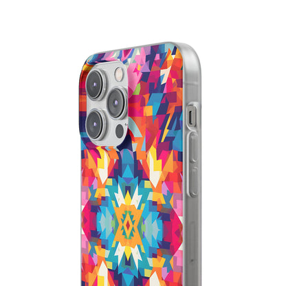 Maya Hayuk  inspired bold, colourful  pattern Phone Case