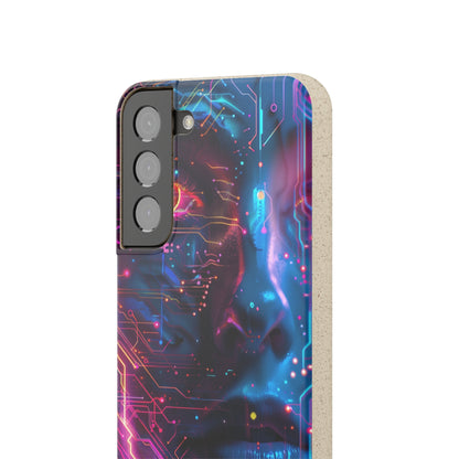 Cyberpunk woman Biodegradable Phone Case | iPhone / Samsung