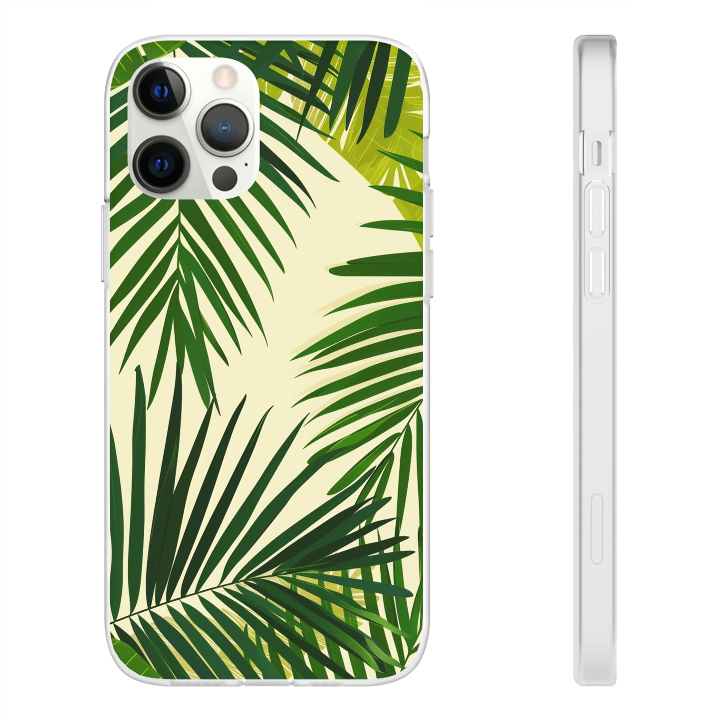 Green Leaves Pattern Phone Case | iPhone / Samsung