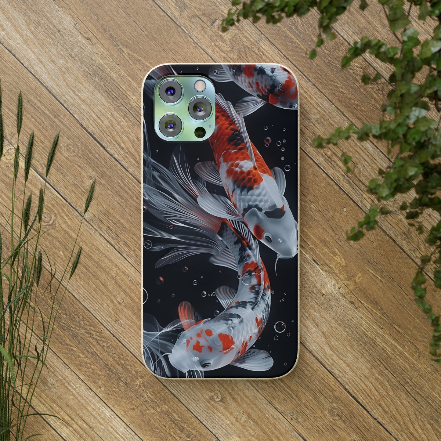 Realistic Koi Fish Biodegradable Phone Case | iPhone / Samsung