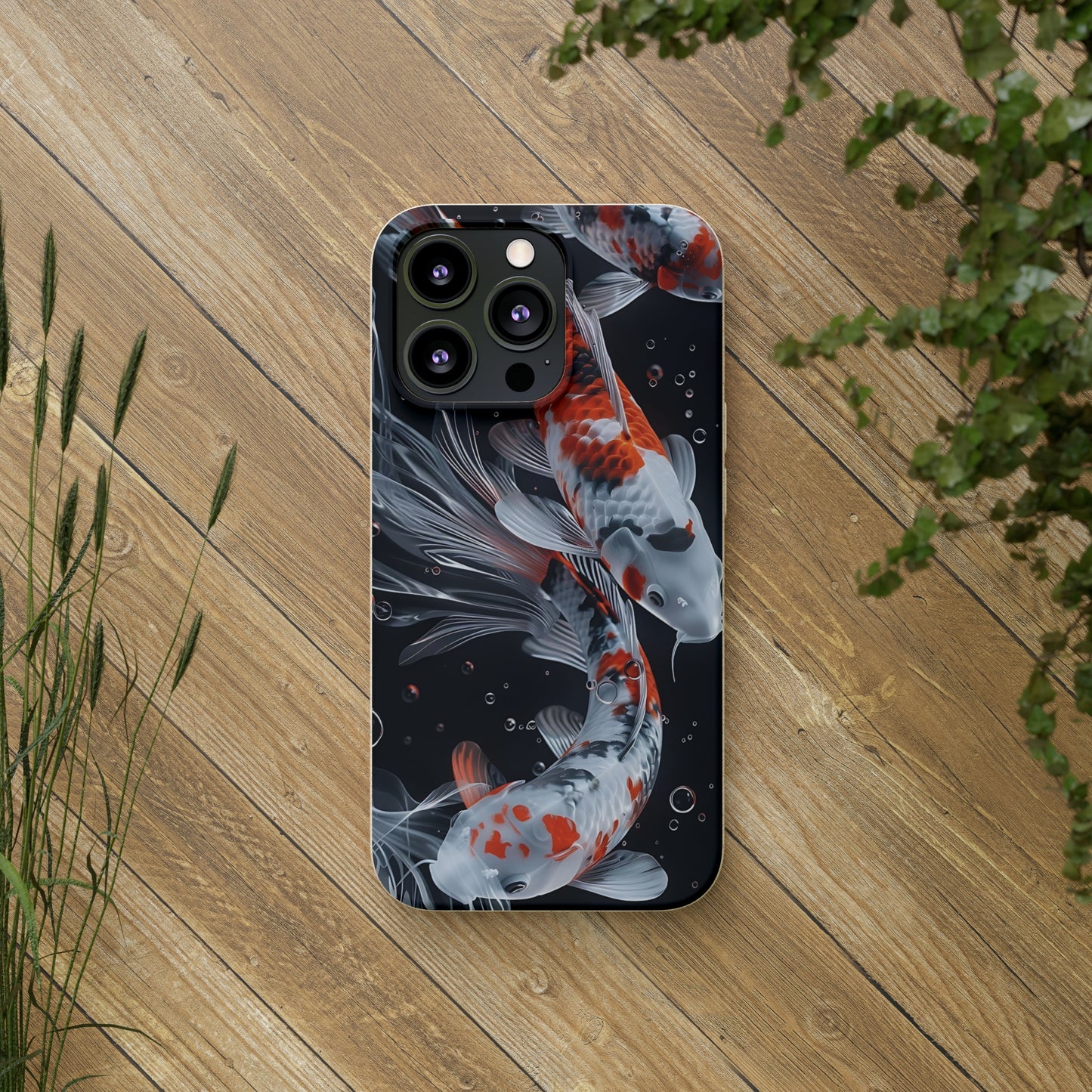 Realistic Koi Fish Biodegradable Phone Case | iPhone / Samsung