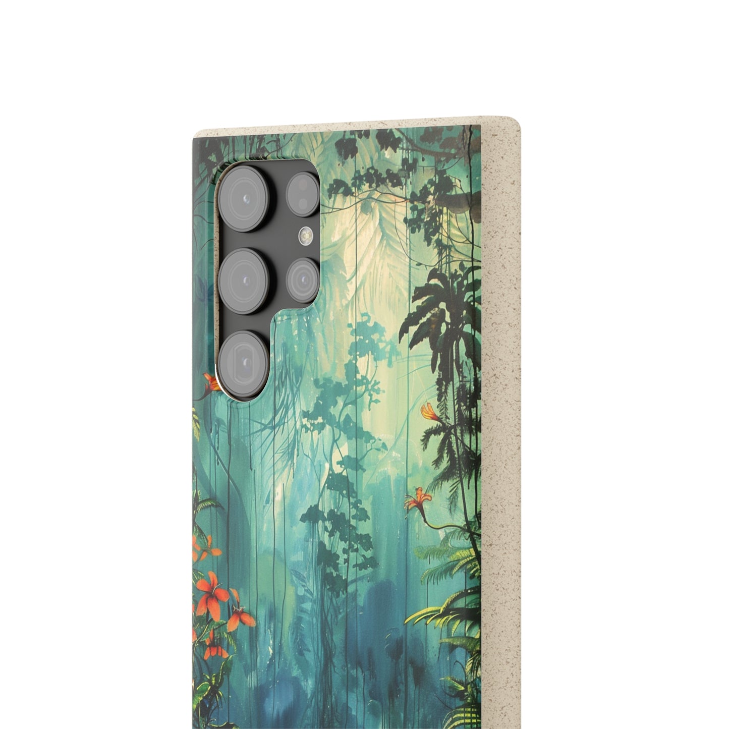 Rain Forest Clearing Scene Biodegradable Phone Case | iPhone / Samsung